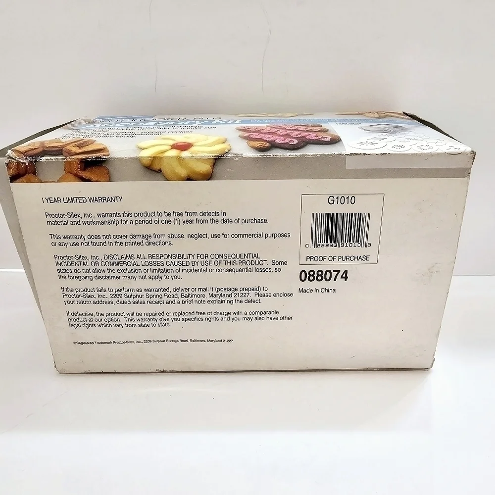 Salad Shooter Plus Assessory Kit & Recipe Book Proctor Silex NOB